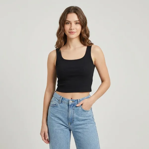 Black_Cotton_Top_For_Women