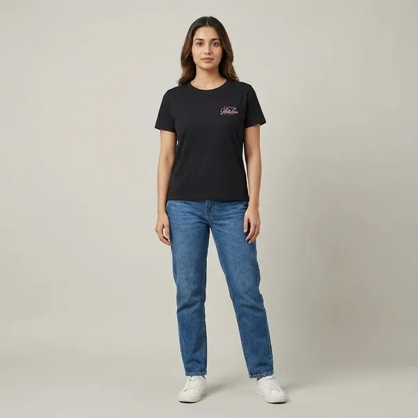 Black_Cotton_T-shirt_For_Women
