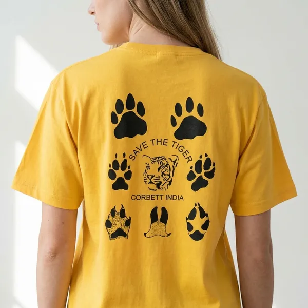 Yellow_Cotton_T-shirt_For_Women