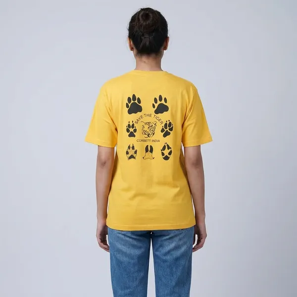 Yellow_Cotton_T-shirt_For_Women