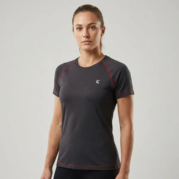 Black_Polyester_T-shirt_For_Women
