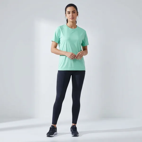 Mint_Green_Polyester_T-shirt_For_Women