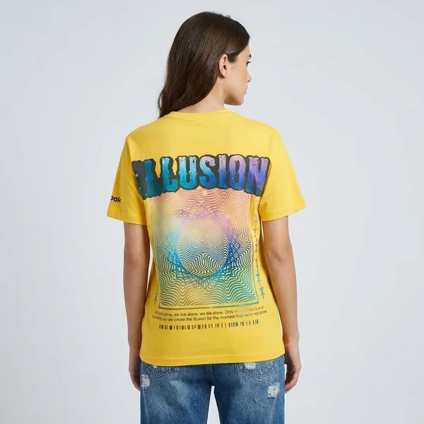 Yellow_Cotton_T-shirt_For_Women