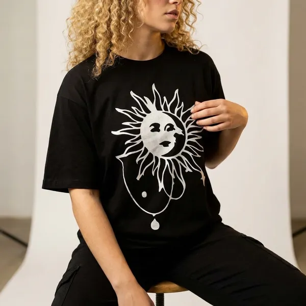 Black_Cotton_T-shirt_For_Women