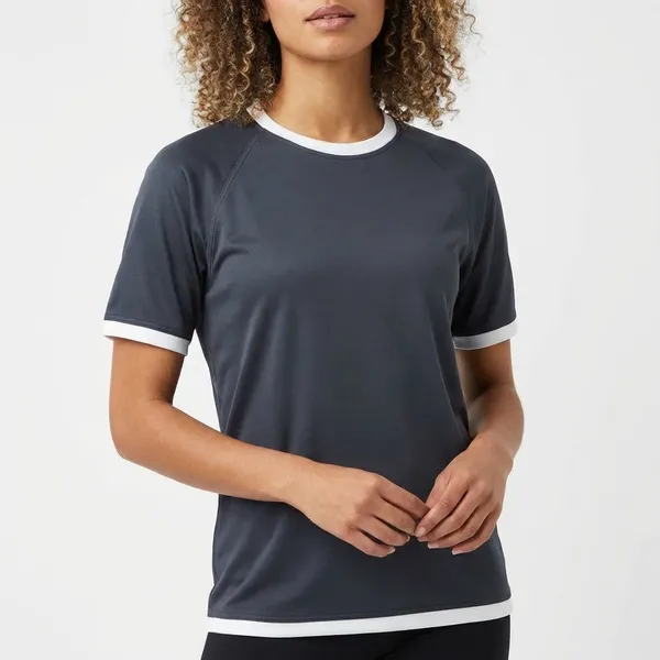 Navy_Blue_Cotton_T-shirt_For_Women