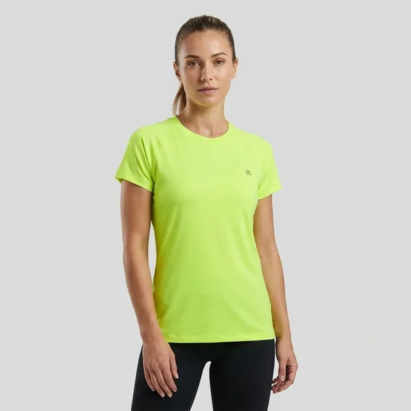 Neon_Green_Cotton_T-shirt_For_Women