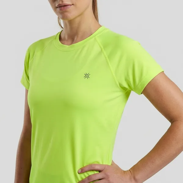 Neon_Green_Cotton_T-shirt_For_Women