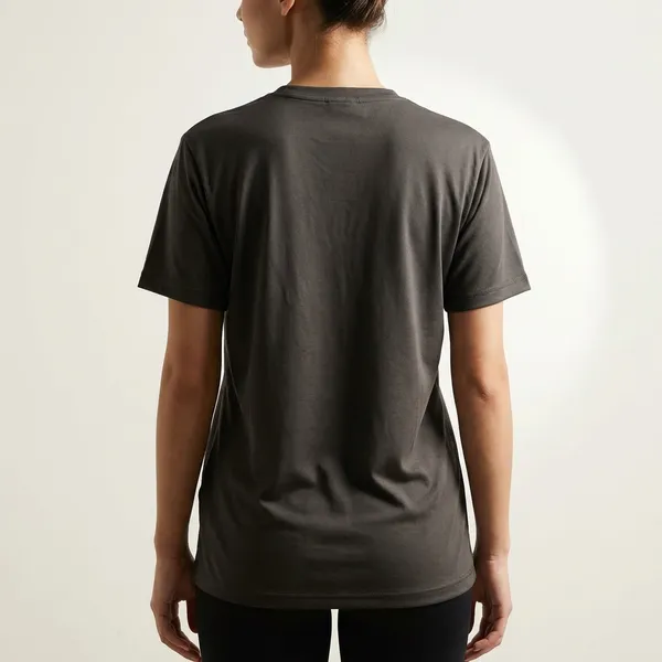Navy_Blue_Cotton_T-shirt_For_Women