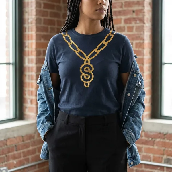 Navy_Blue_Cotton_T-shirt_For_Women