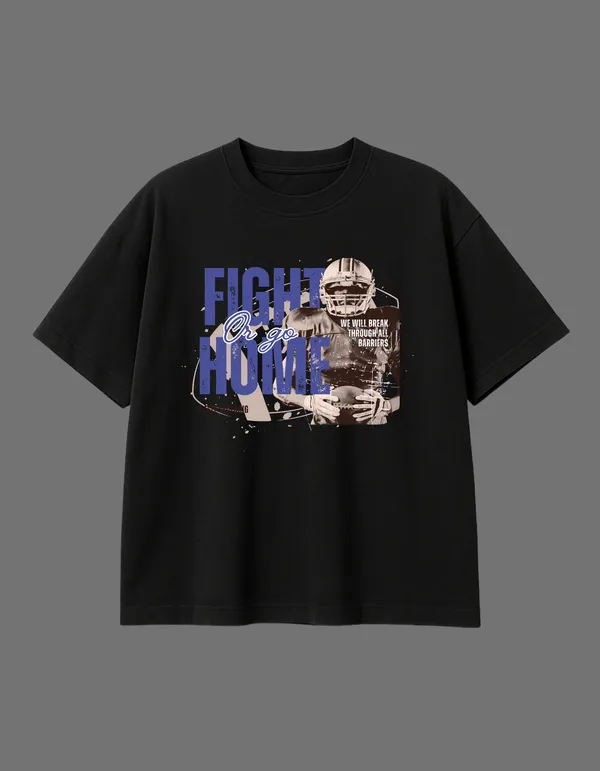 Black_Fight_Or_Go_Home_Printed__Regular_Fit_T-Shirt_|_For_Unisex