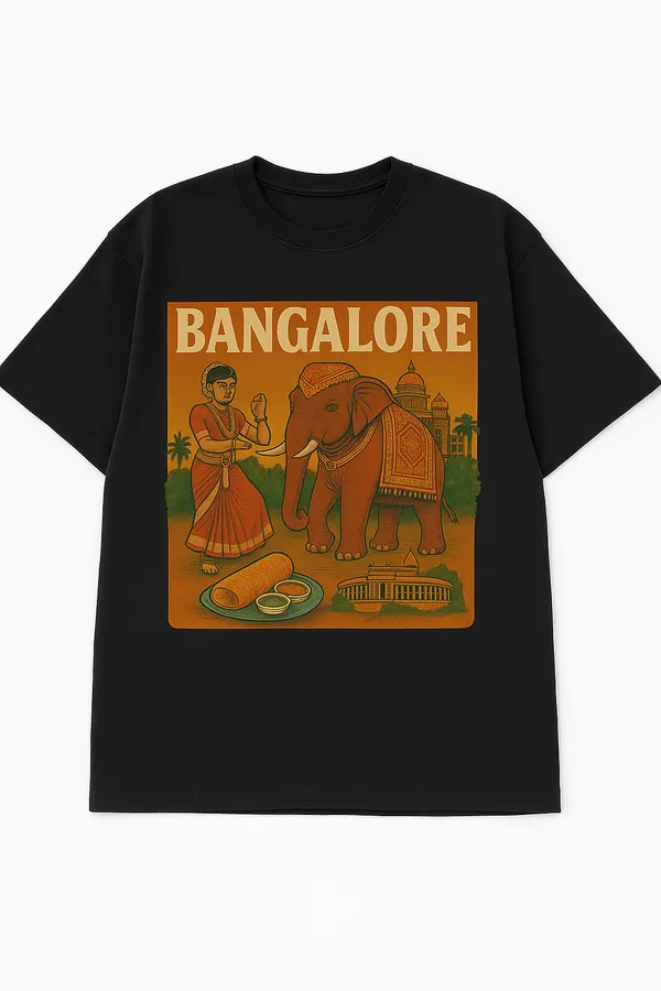 Black_Bangalore_Printed_Cotton_Oversized_Fit_T-Shirt_|_For_Men