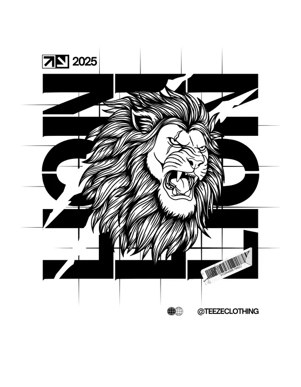 White_Lion_Tshirt_Printed__Regular_Fit_T-Shirt_|_For_Unisex