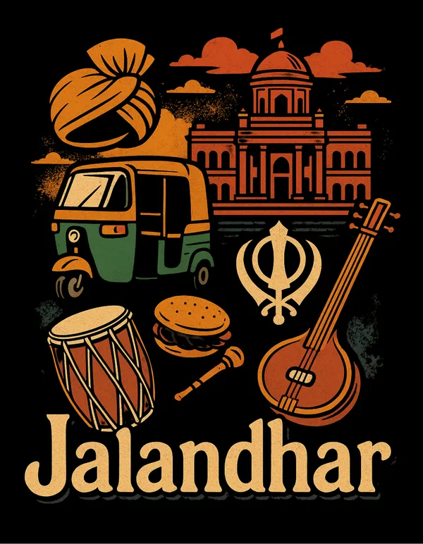 Black_Jalandhar_Printed_Cotton_Regular_Fit_T-Shirt_|_For_Men