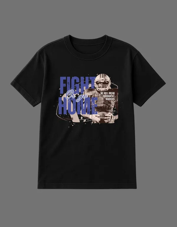 Black_Fight_Or_Go_Home_Printed__Regular_Fit_T-Shirt_|_For_Unisex