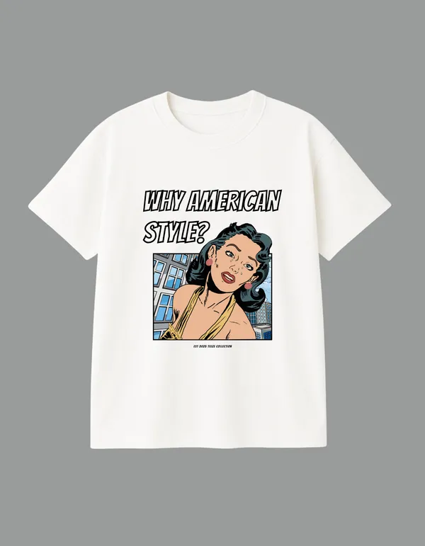 White_Why_American_Style_Printed__Regular_Fit_T-Shirt_|_For_Unisex