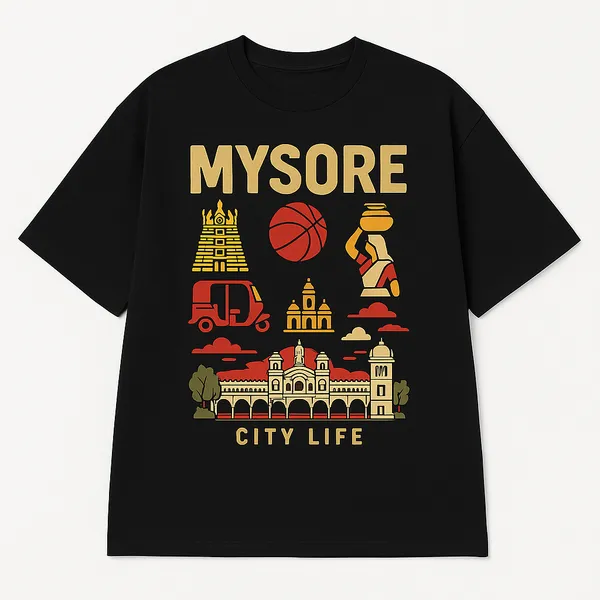 Black_Mysore_Printed_Cotton_Oversized_Fit_T-Shirt_|_For_Men