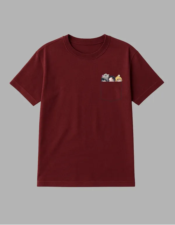 Maroon_Inosuke_Printed__Regular_Fit_T-Shirt_|_For_Unisex