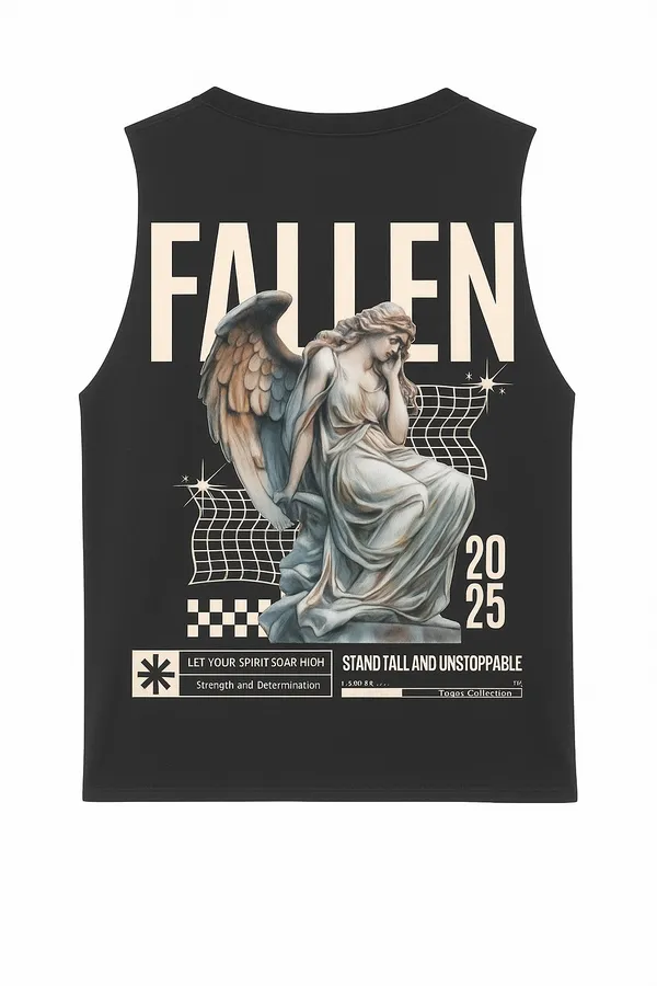 Black_Fallen_Printed_Cotton__Regular_Fit_Sleeveless_T-Shirt_|_For_Unisex