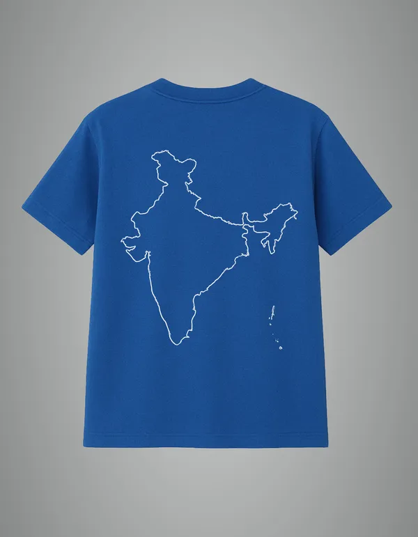 Royal_Blue_Bharat_Printed_Cotton_Regular_Fit_T-Shirt_|_For_Men