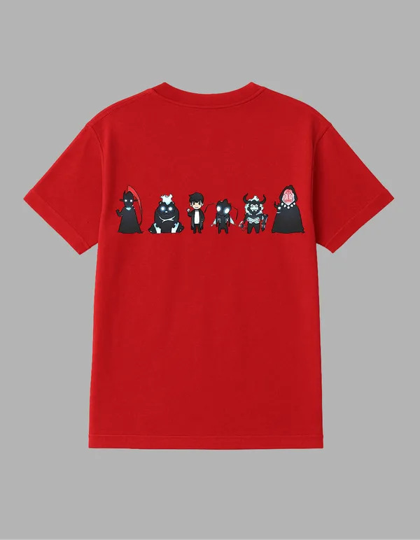 Red_Solo_Levelling_Printed__Regular_Fit_T-Shirt_|_For_Unisex