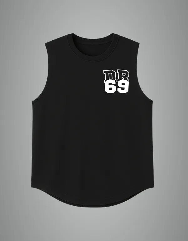 Black_Dr69_Printed_Cotton__Regular_Fit_Sleeveless_T-Shirt_|_For_Men