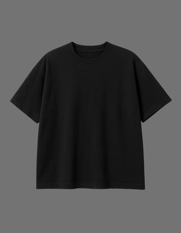 Black_Faith_Over_Fear_Printed__Regular_Fit_T-Shirt_|_For_Unisex