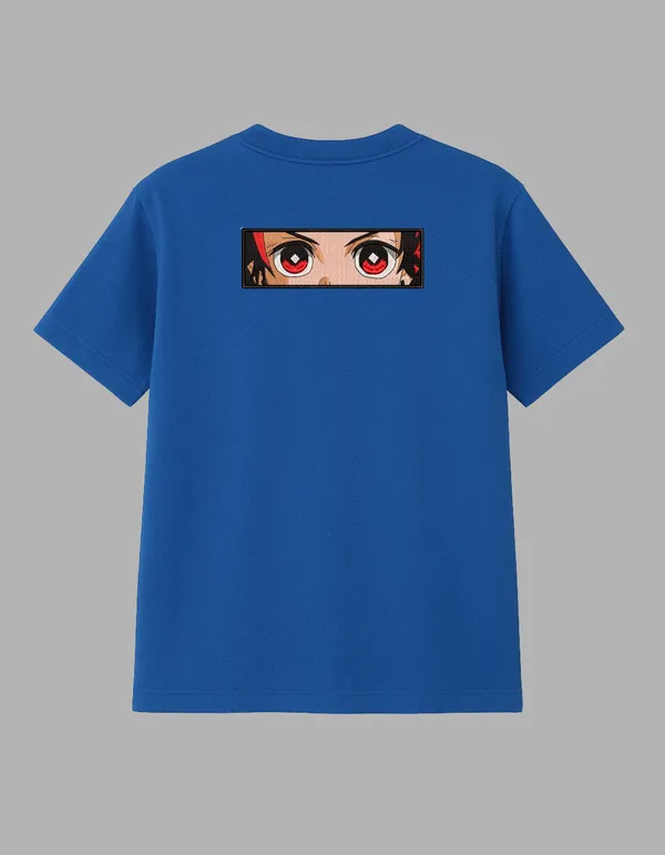 Royal_Blue_Tanjiro_Kamado_Printed__Regular_Fit_T-Shirt_|_For_Unisex