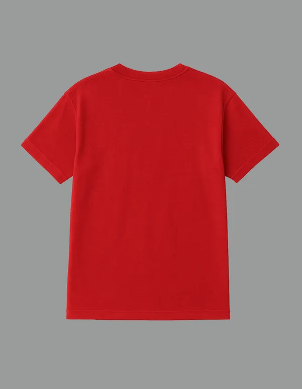 Red_Stay_Happy_Stay_Sassy_Printed__Regular_Fit_T-Shirt_|_For_Unisex