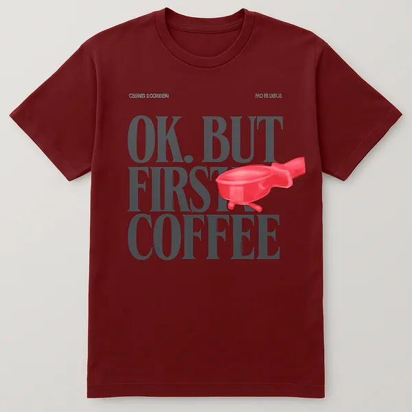 Maroon_Ok,_But_First_Coffee_Printed_Cotton_Regular_Fit_T-Shirt_|_For_Men