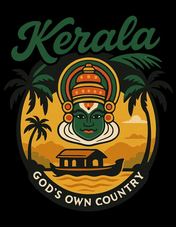 Black_Kerala_Printed_Cotton_Oversized_Fit_T-Shirt_|_For_Men