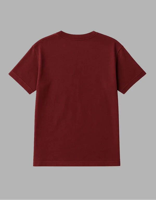 Maroon_Straw_Hats_Printed__Regular_Fit_T-Shirt_|_For_Unisex