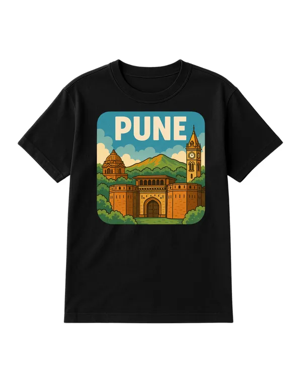 Black_Pune_Printed_Cotton_Regular_Fit_T-Shirt_|_For_Men