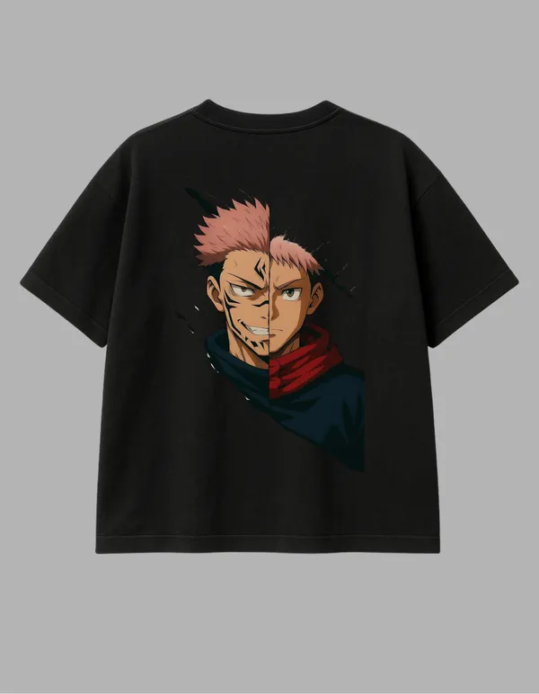 Black_Itadori_X_Sukuna_Printed__Oversized_Fit_T-Shirt_|_For_Unisex