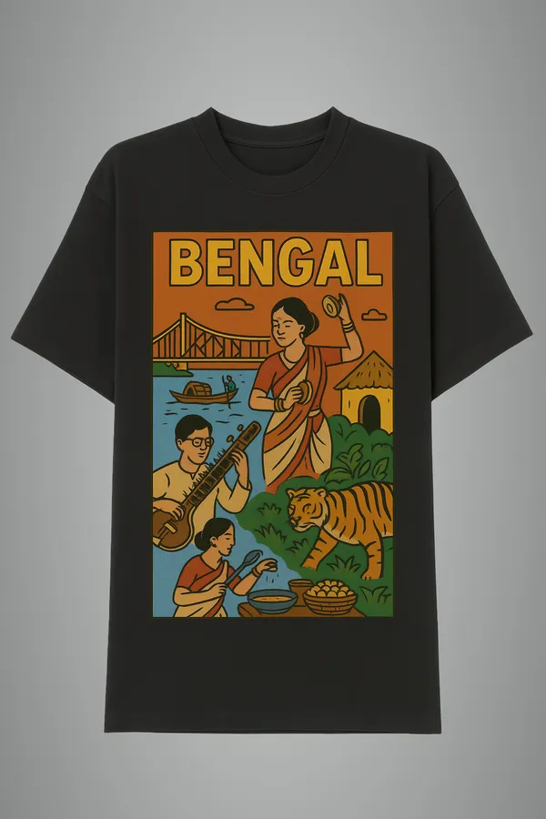 Black_Bengal_Printed_Cotton_Regular_Fit_T-Shirt_|_For_Men