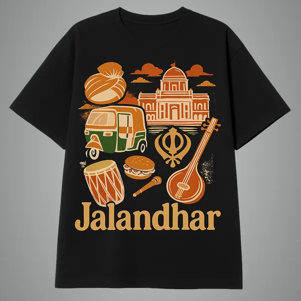 Black_Jalandhar_Printed_Cotton_Oversized_Fit_T-Shirt_|_For_Men