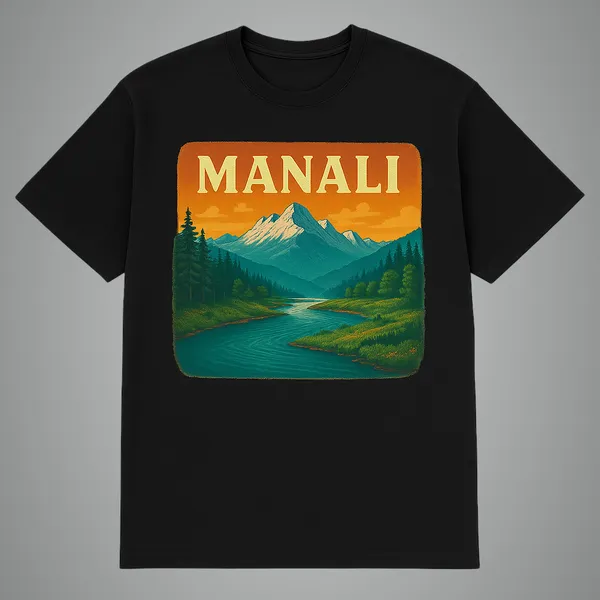 Black_Manali_Printed_Cotton_Regular_Fit_T-Shirt_|_For_Men