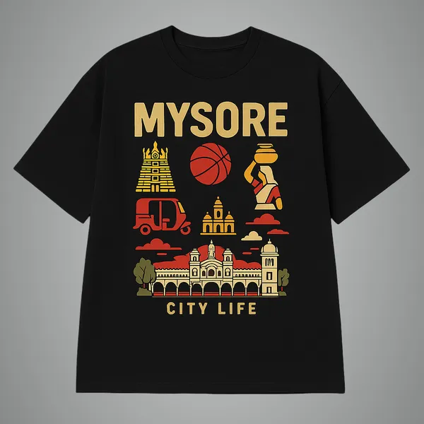 Black_Mysore_Printed_Cotton_Oversized_Fit_T-Shirt_|_For_Men