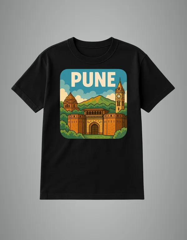 Black_Pune_Printed_Cotton_Regular_Fit_T-Shirt_|_For_Men