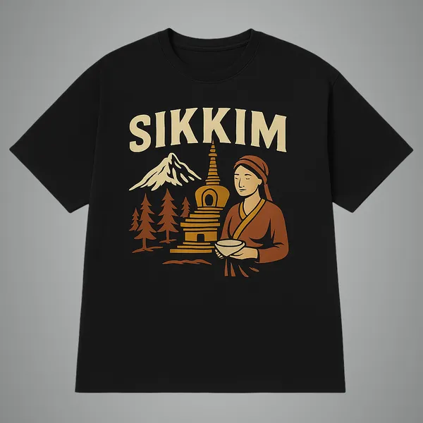 Black_Sikkim_Printed_Cotton_Oversized_Fit_T-Shirt_|_For_Men