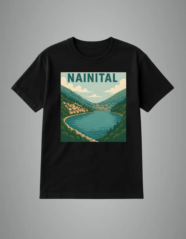 Black_Nainital_Printed_Cotton_Regular_Fit_T-Shirt_|_For_Men