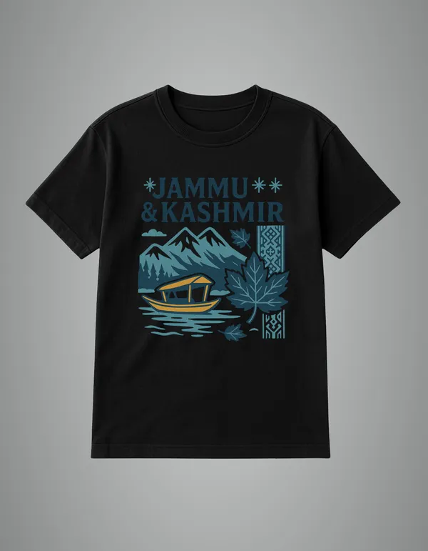 Black_Jammu_And_Kashmir_Printed_Cotton_Regular_Fit_T-Shirt_|_For_Men