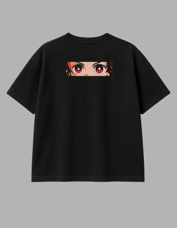 Black_Tanjiro_Kamado_Printed__Oversized_Fit_T-Shirt_|_For_Unisex
