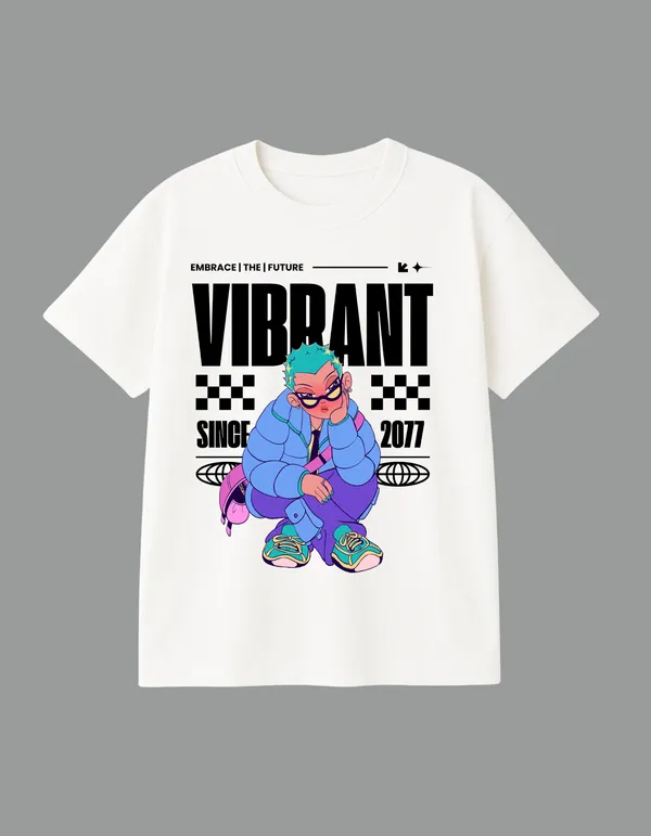 White_Vibrant_Teen_Printed__Regular_Fit_T-Shirt_|_For_Unisex