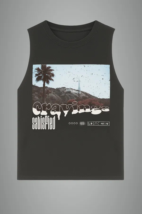 Black_Cravings_Satisfied_Printed_Cotton__Regular_Fit_Sleeveless_T-Shirt_|_For_Unisex