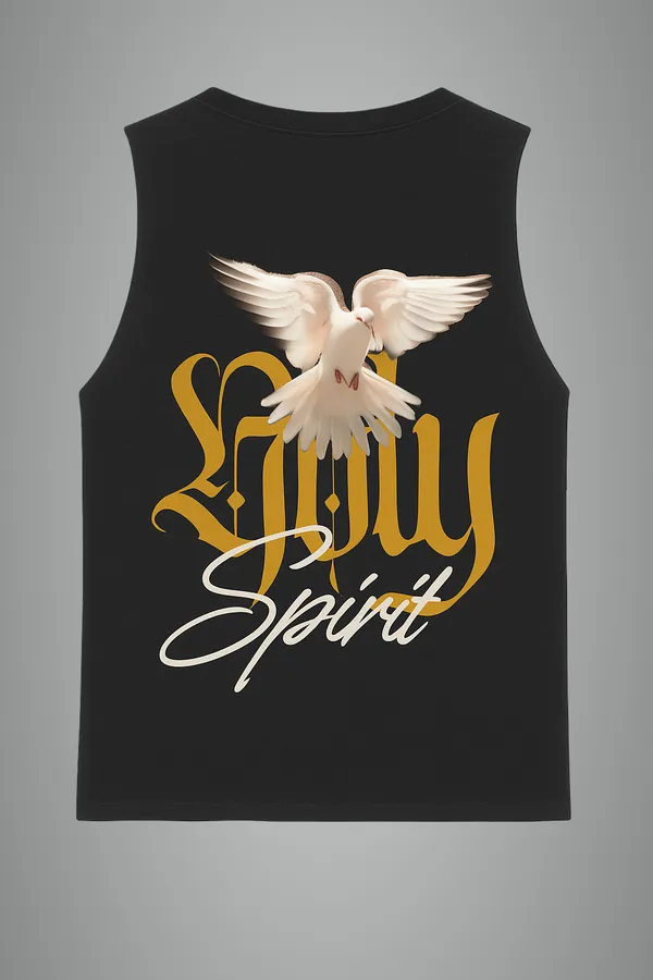 Black_Spicy_Spirit_Printed_Cotton__Regular_Fit_Sleeveless_T-Shirt_|_For_Unisex