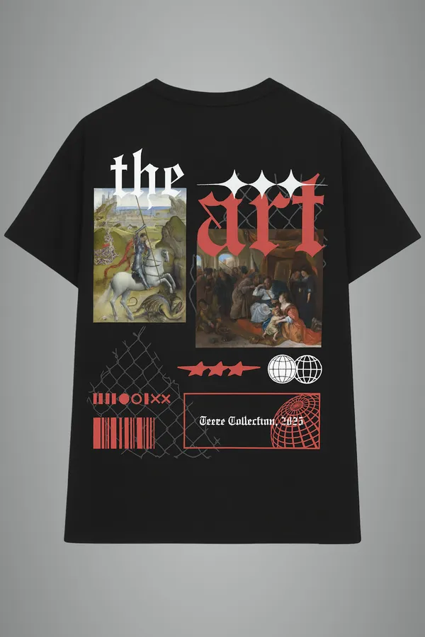 Black_The_Art_Printed_Cotton_Oversized_Fit_T-Shirt_|_For_Unisex