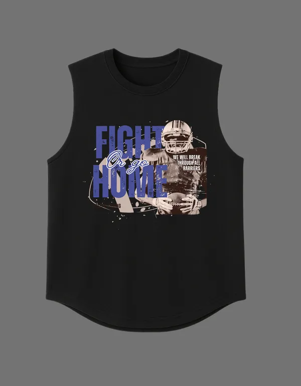 Black_Fight_Or_Go_Home_Printed__Regular_Fit_T-Shirt_|_For_Unisex