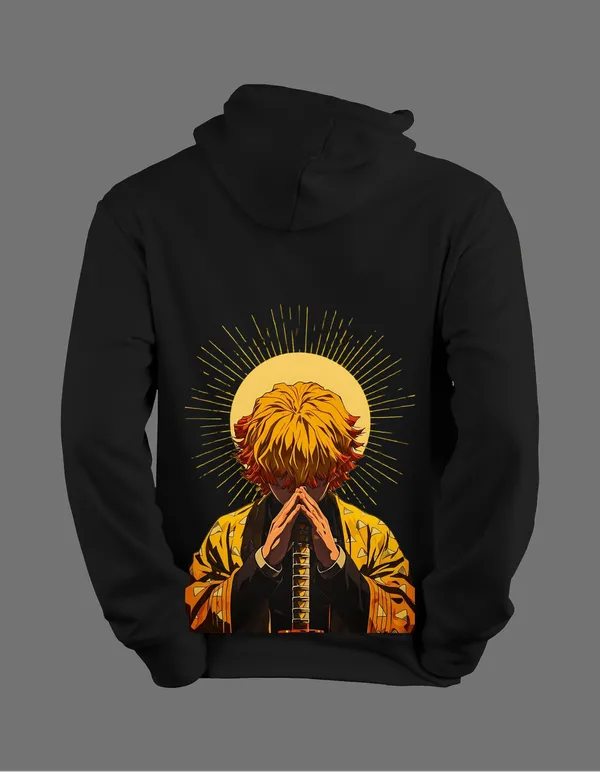 Black_Zenitsu_Printed__Regular_Fit_T-Shirt_|_For_Unisex