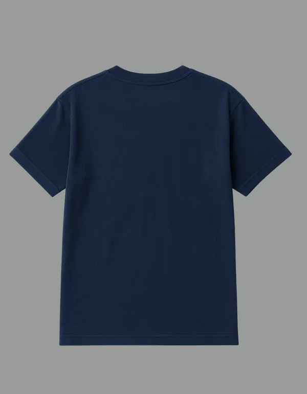 Navy_Blue_Universal_Cat_Printed__Regular_Fit_T-Shirt_|_For_Unisex