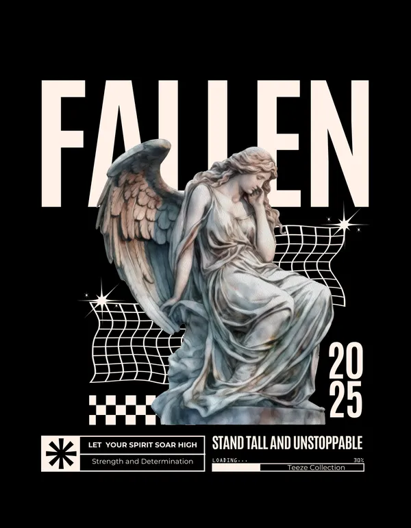 Black_Fallen_Printed_Cotton_Regular_Fit_T-Shirt_|_For_Unisex